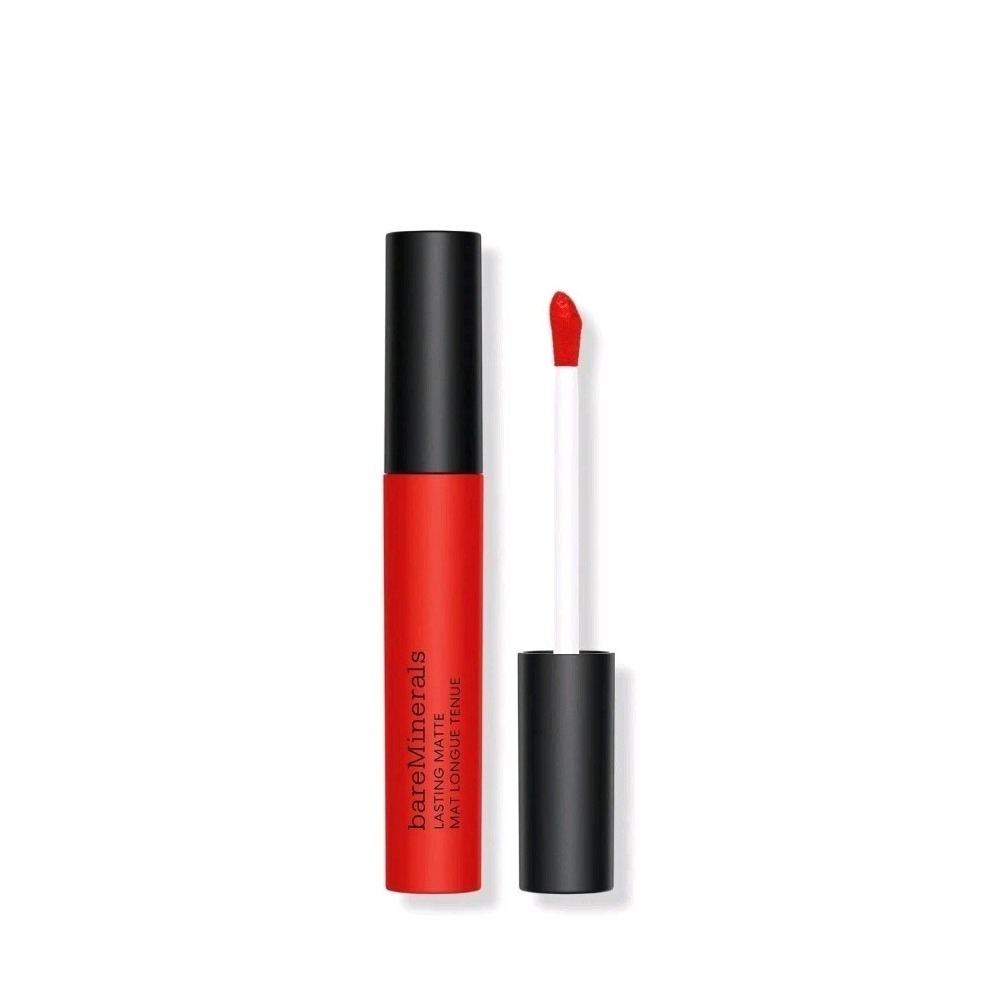 Bare Minerals Mineralist Lasting Matte Liquid Lipstick~Daring‎ Red 3.5ml NIB $23 - Picture 2 of 7